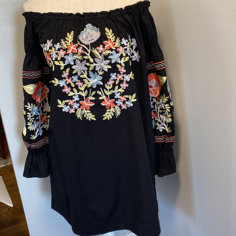 Free People XS Embroidered Dress